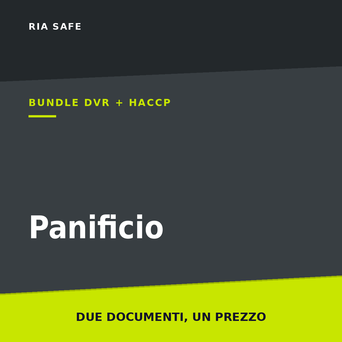 Bundle DVR + HACCP Panificio