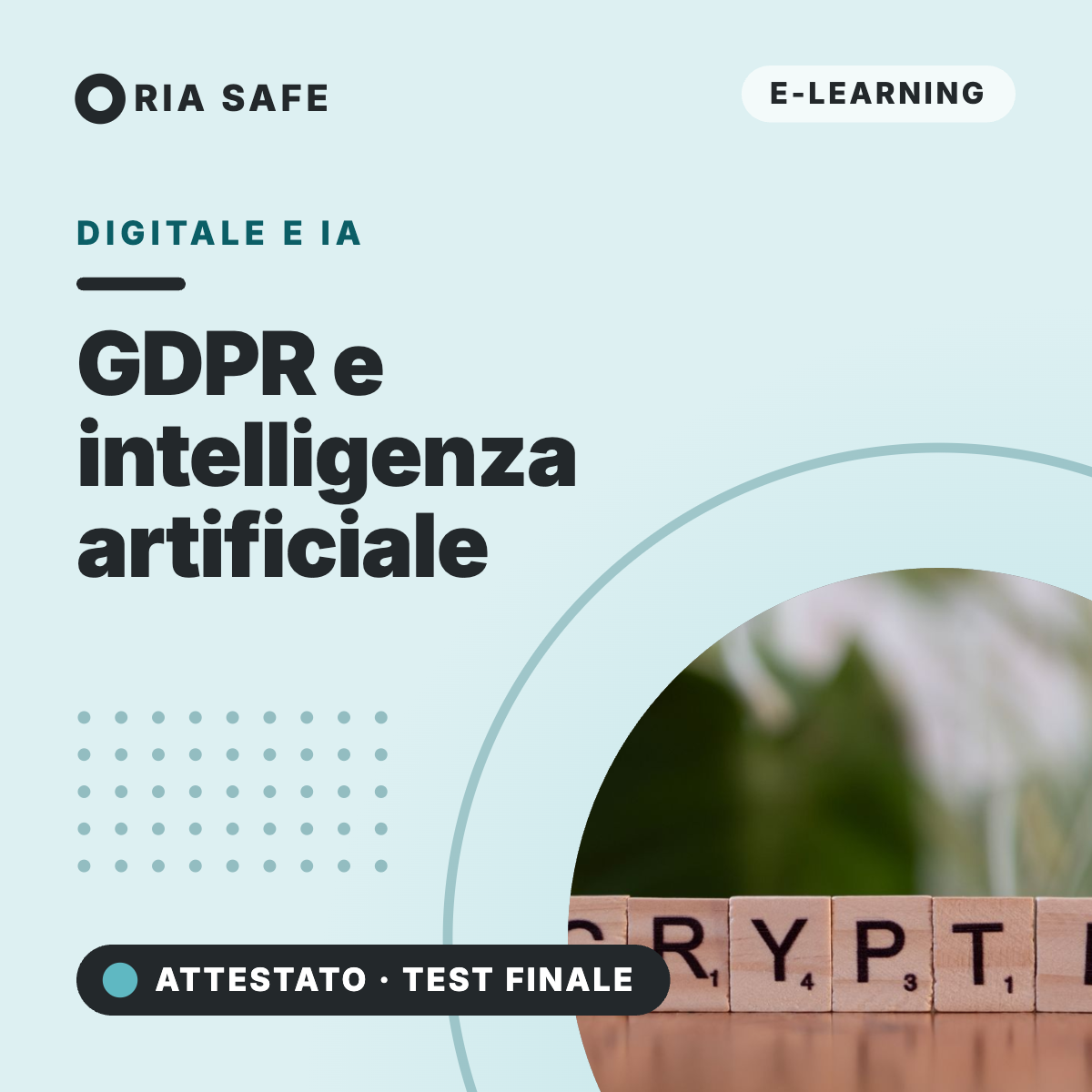 Corso GDPR e intelligenza artificiale