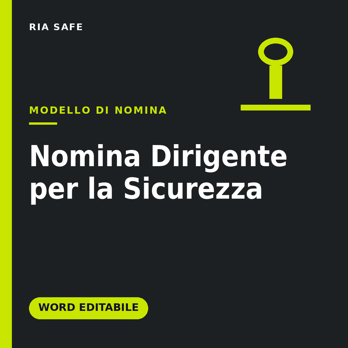Nomina Dirigente per la Sicurezza