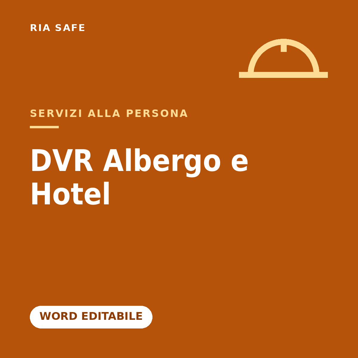 DVR Albergo Hotel Word Editabile – Valutazione Rischi