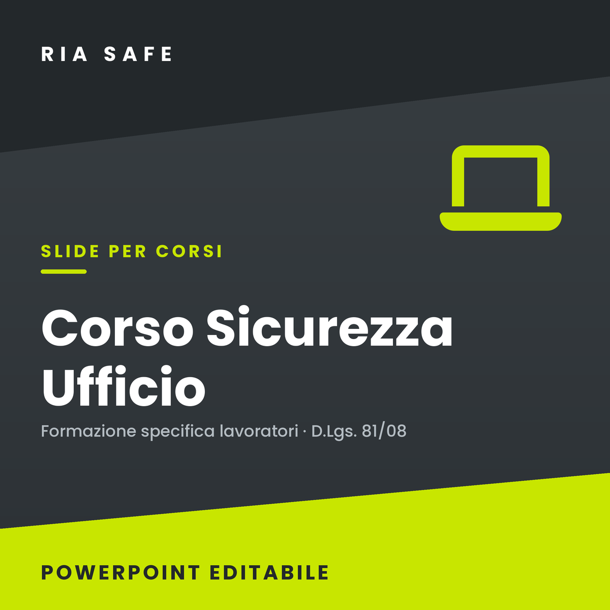 Slide Corso Sicurezza Ufficio – Formazione Specifica Lavoratori
