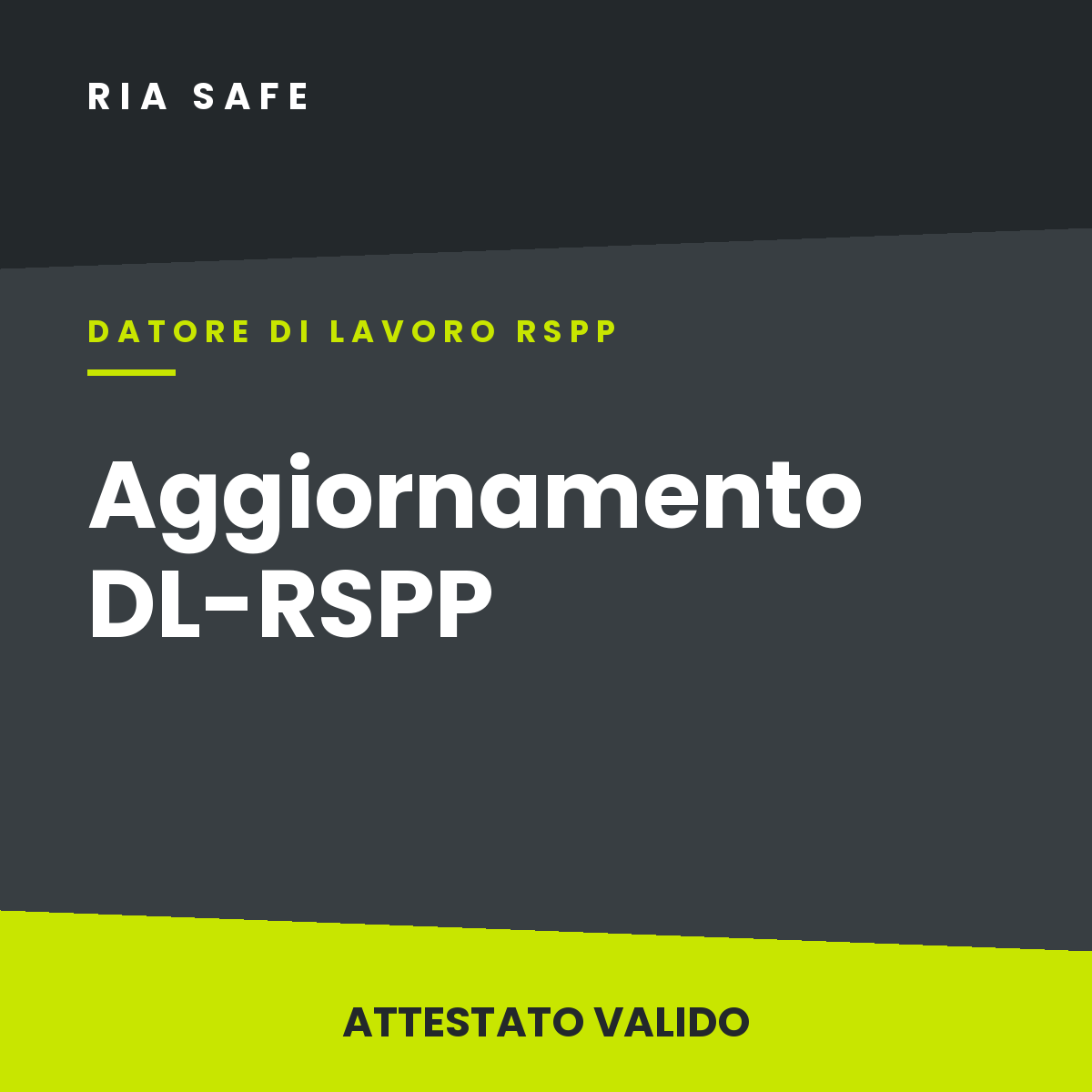 Aggiornamento DL-RSPP 8 ore