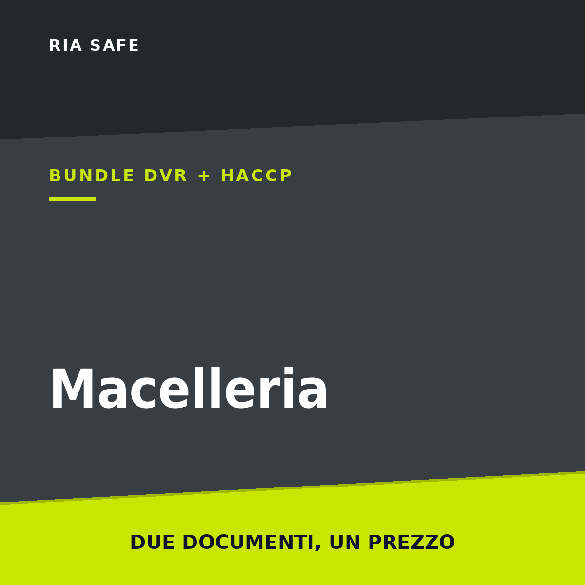 Bundle DVR + HACCP Macelleria