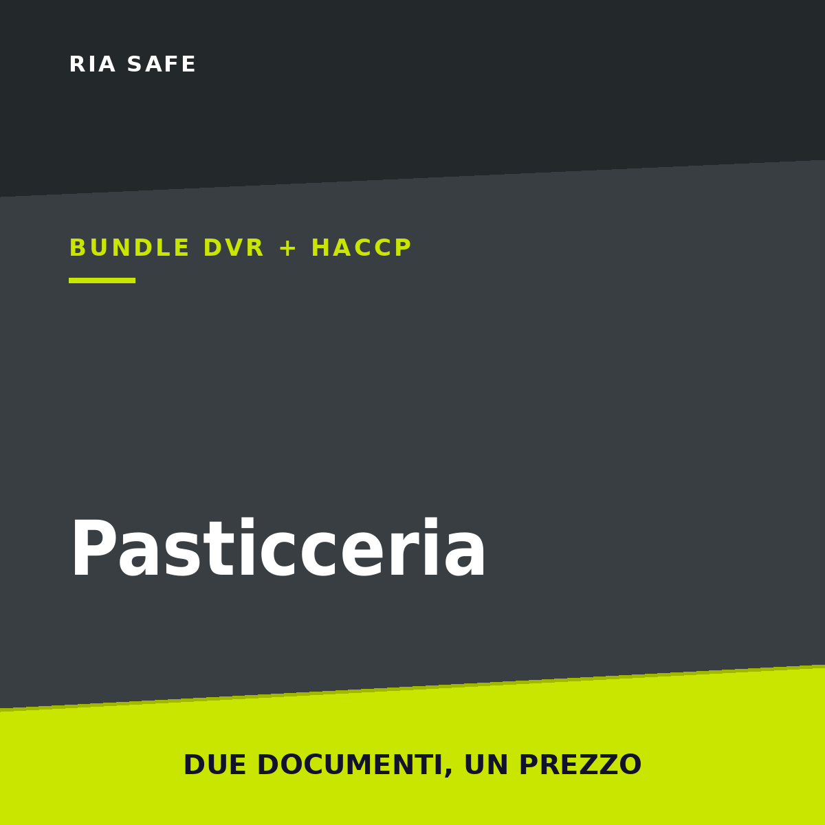 Bundle DVR + HACCP Pasticceria