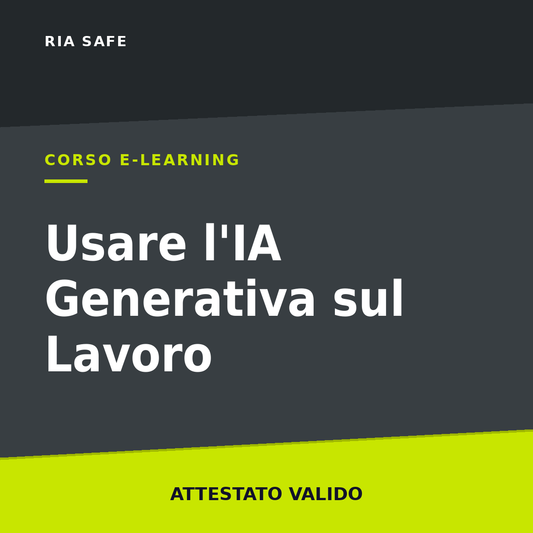 Corso - Usare l'IA Generativa sul Lavoro