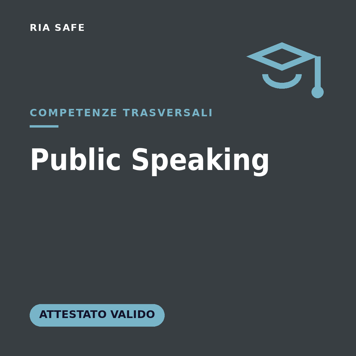 Corso Soft Skill - Public Speaking