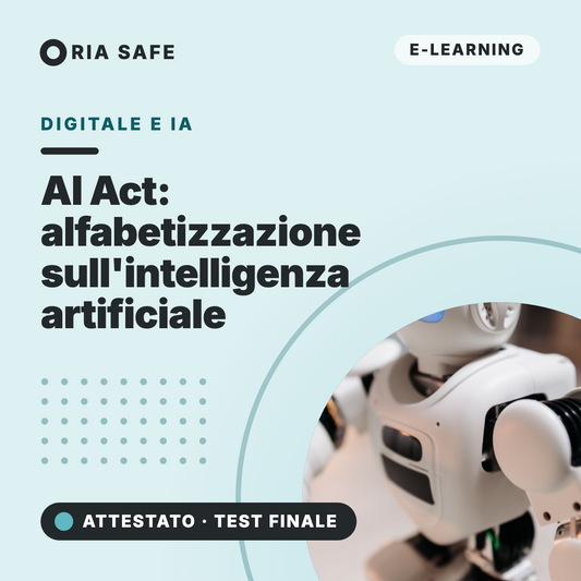 Corso AI Act alfabetizzazione sull'intelligenza artificiale