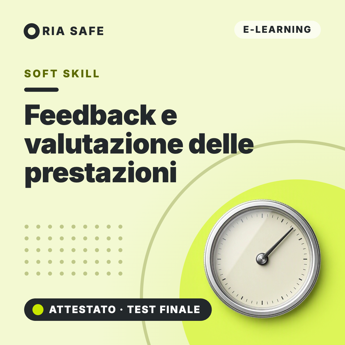 Corso Feedback e valutazione delle prestazioni