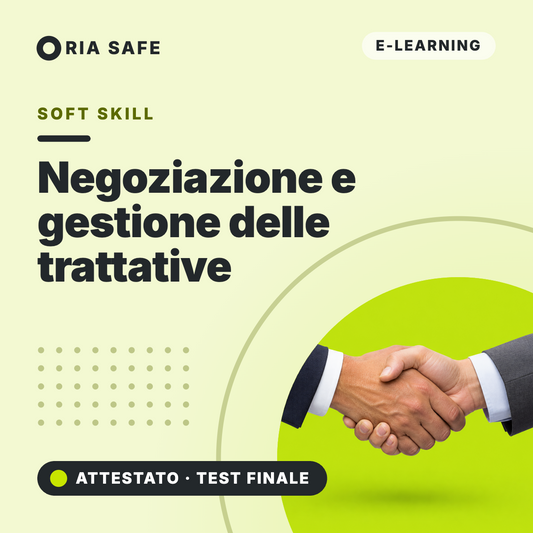 Corso Negoziazione e gestione delle trattative