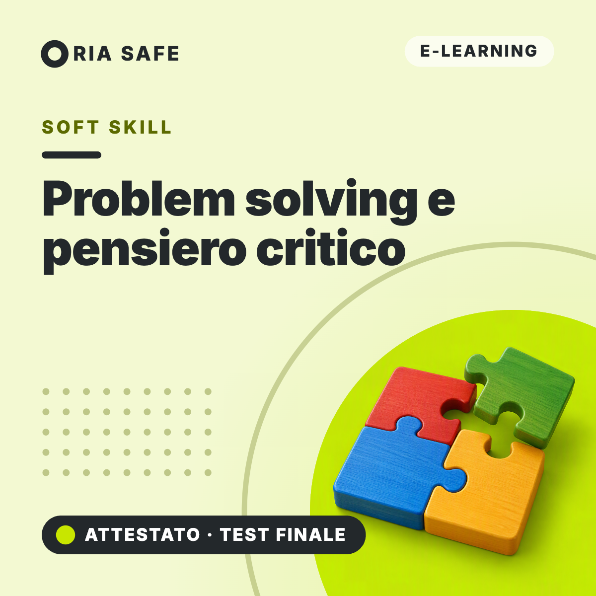 Corso Problem solving e pensiero critico