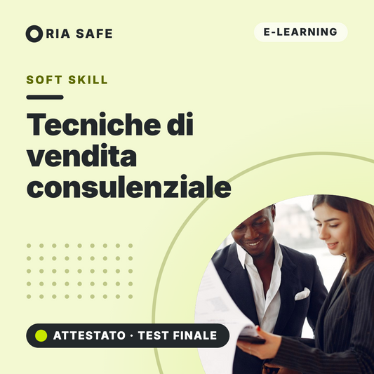 Corso Tecniche di vendita consulenziale