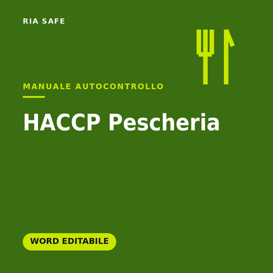 Manuale HACCP Pescheria Word Editabile – Documento Obbligatorio