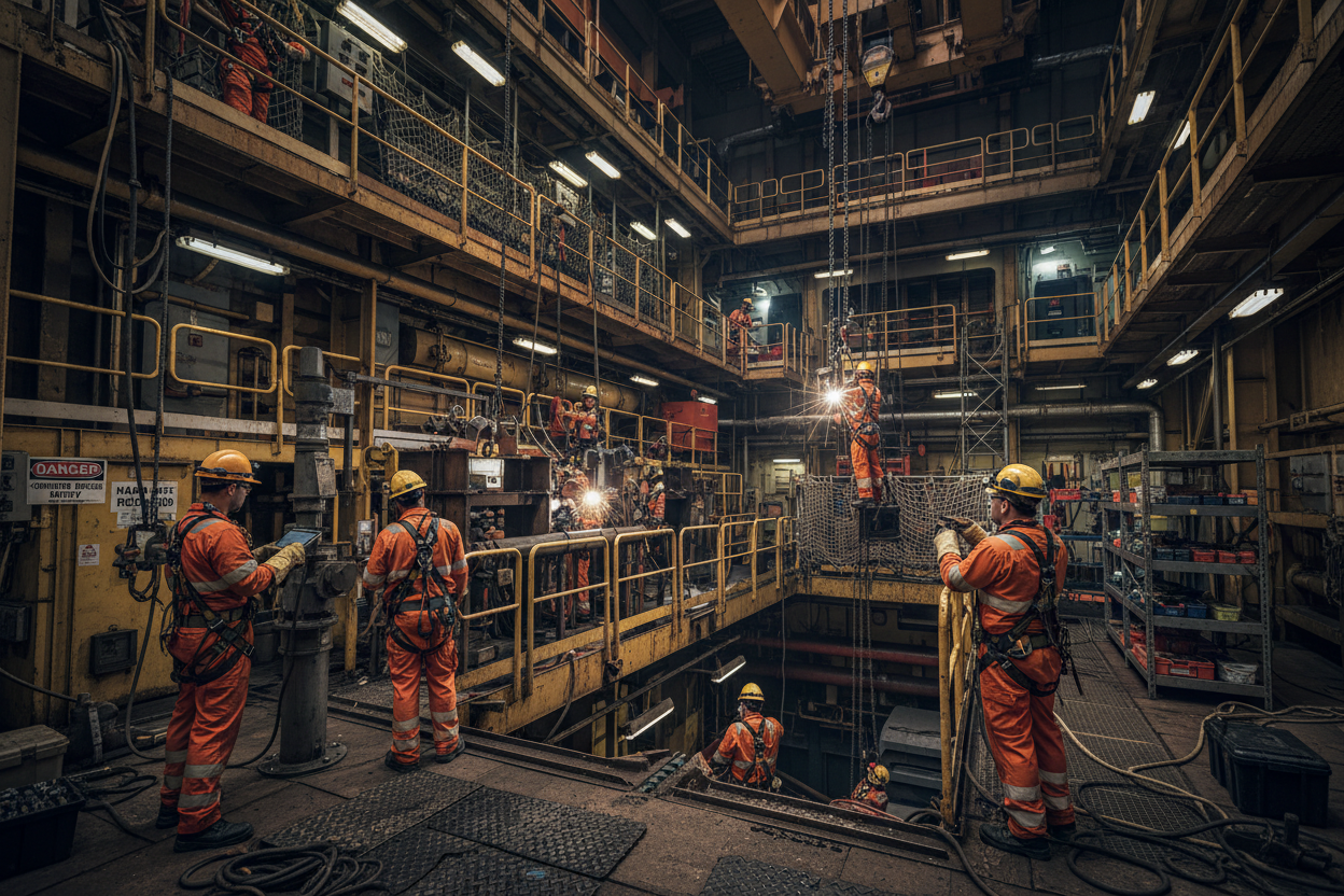 Interventi in stiva nave