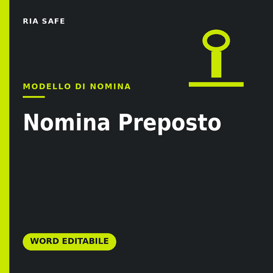 Nomina Preposto