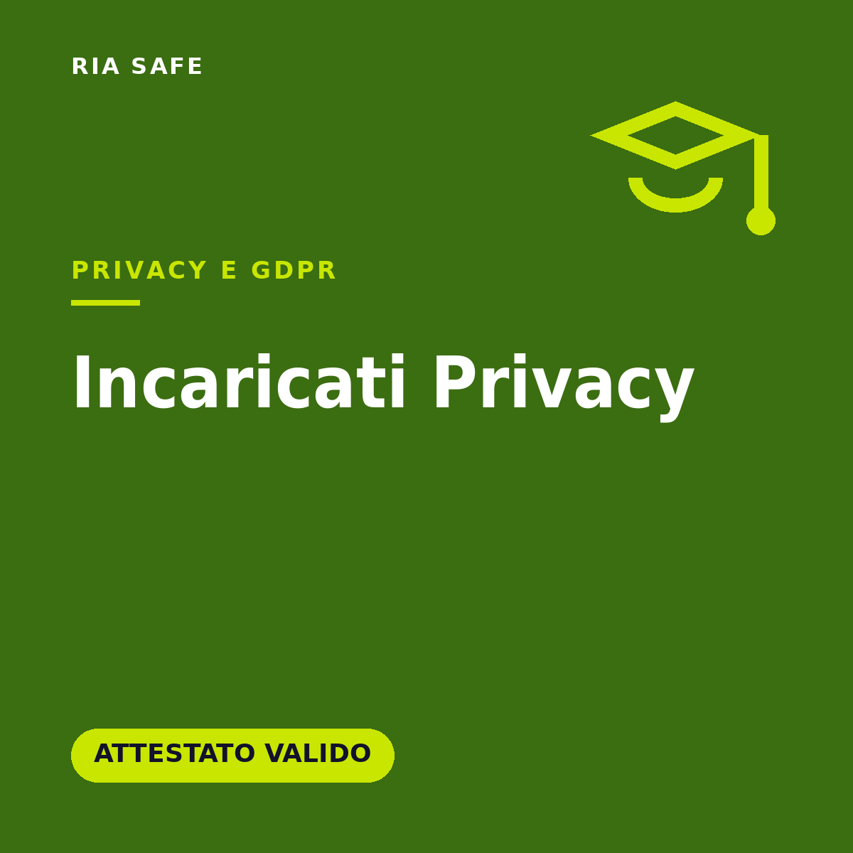 Incaricati Privacy Tutela dei Dati Personali