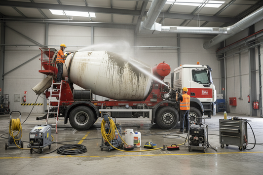 Pulizia e manutenzione autobetoniere
