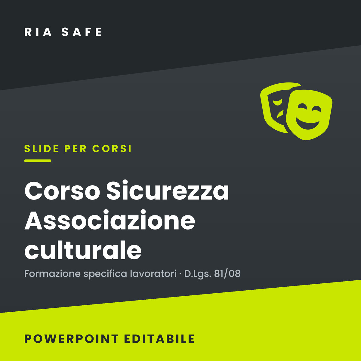 Slide Corso Sicurezza Associazione Culturale – Formazione Specifica Lavoratori