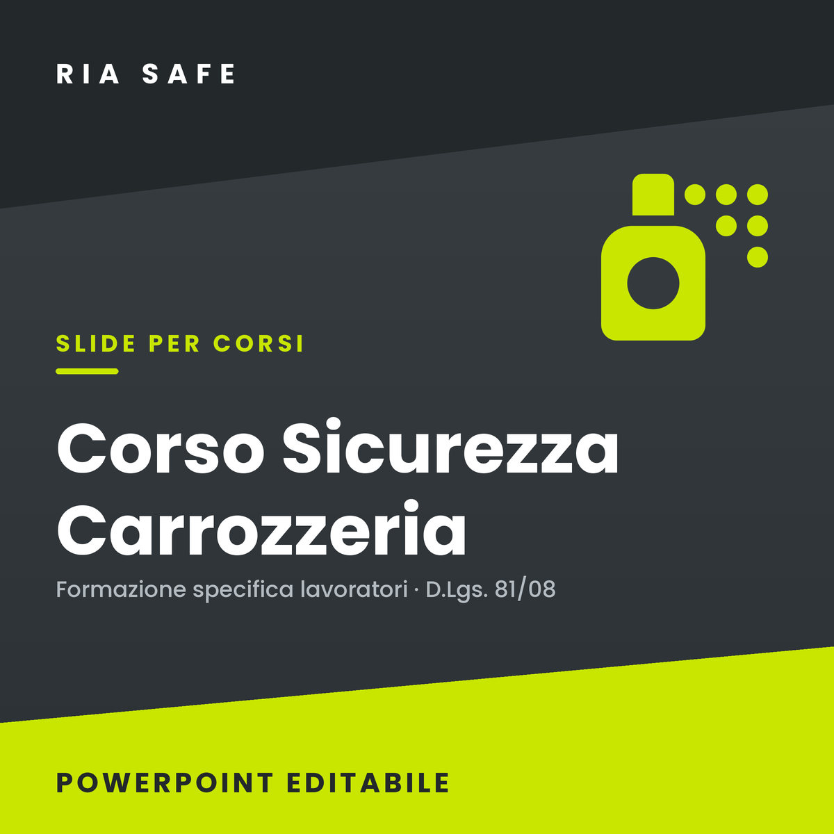 Slide Corso Sicurezza Carrozzeria – Formazione Specifica Lavoratori