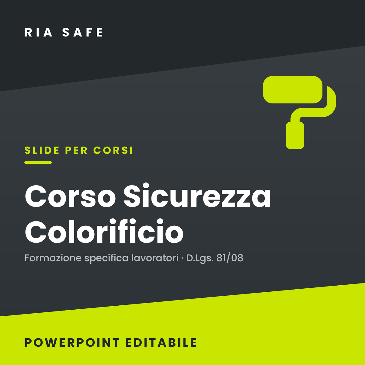 Slide Corso Sicurezza Colorificio – Formazione Specifica Lavoratori