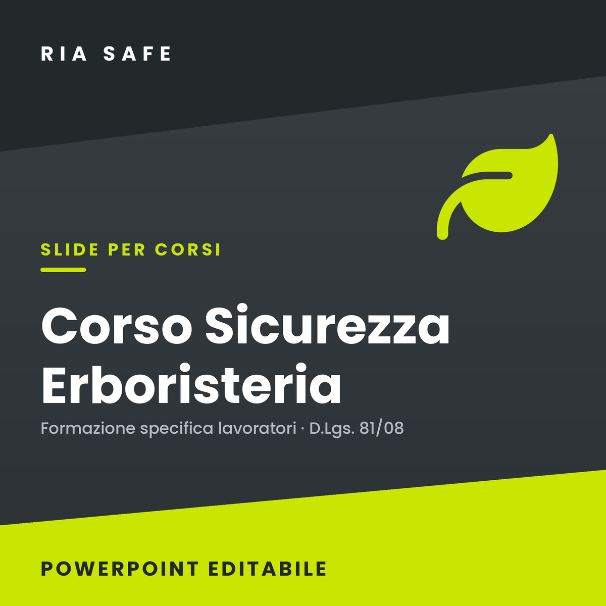 Slide Corso Sicurezza Erboristeria – Formazione Specifica Lavoratori