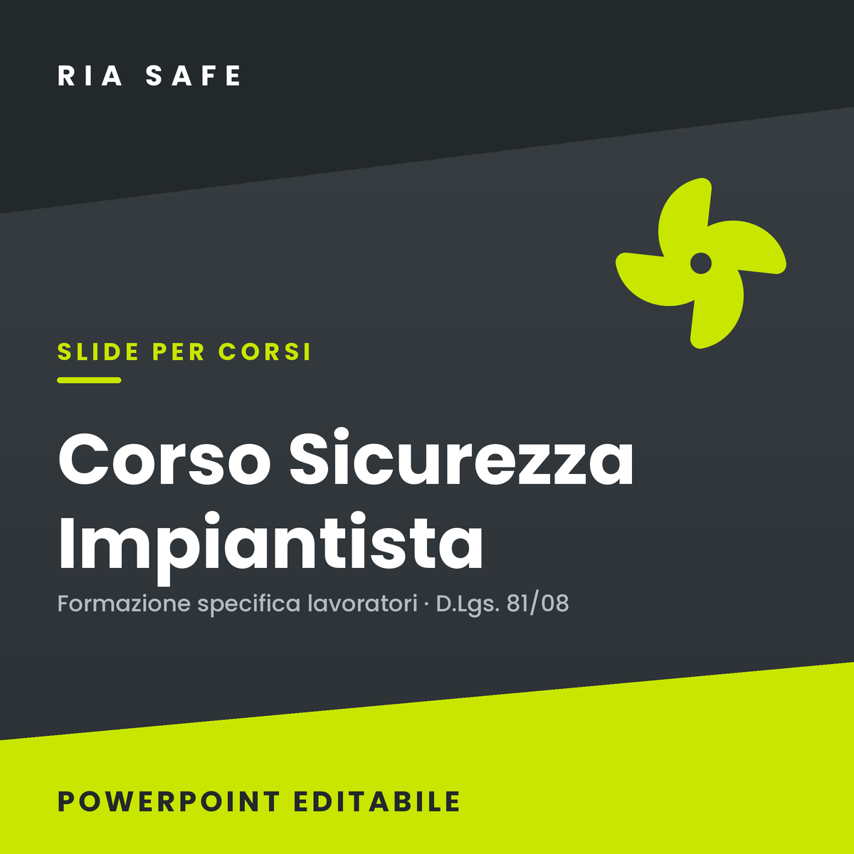 Slide Corso Sicurezza Impiantista – Formazione Specifica Lavoratori