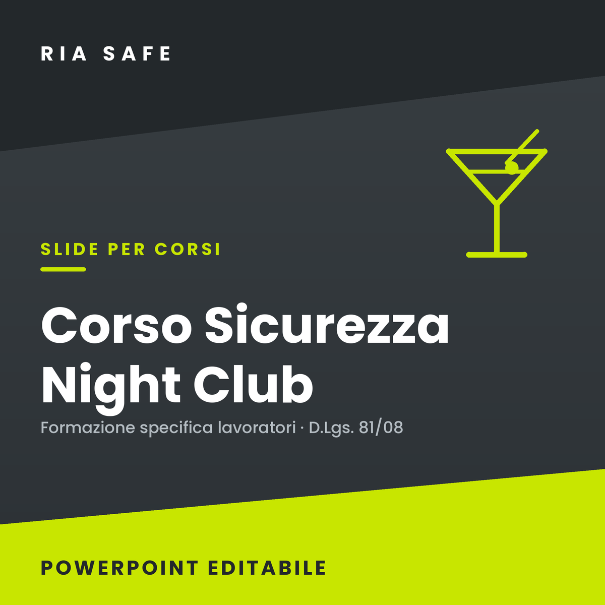 Slide Corso Sicurezza Night Club – Formazione Specifica Lavoratori