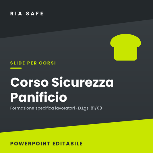 Slide Corso Sicurezza Panificio – Formazione Specifica Lavoratori