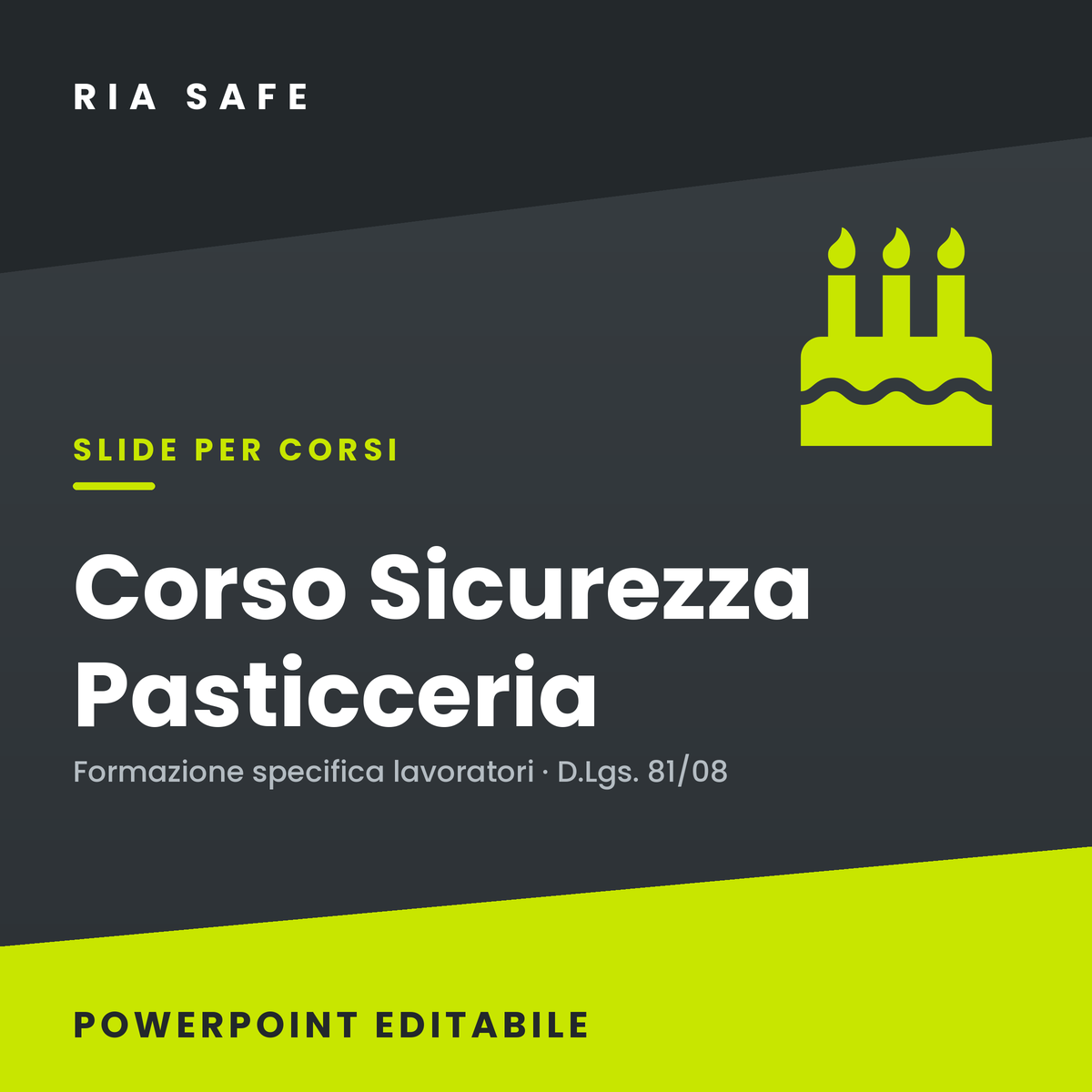 Slide Corso Sicurezza Pasticceria – Formazione Specifica Lavoratori