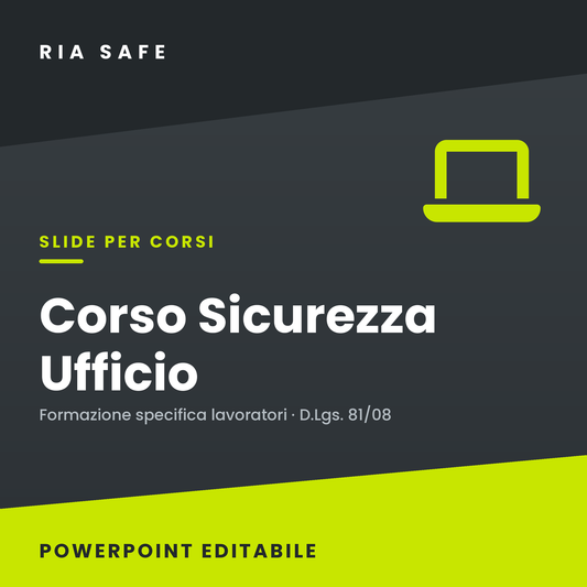 Slide Corso Sicurezza Ufficio – Formazione Specifica Lavoratori
