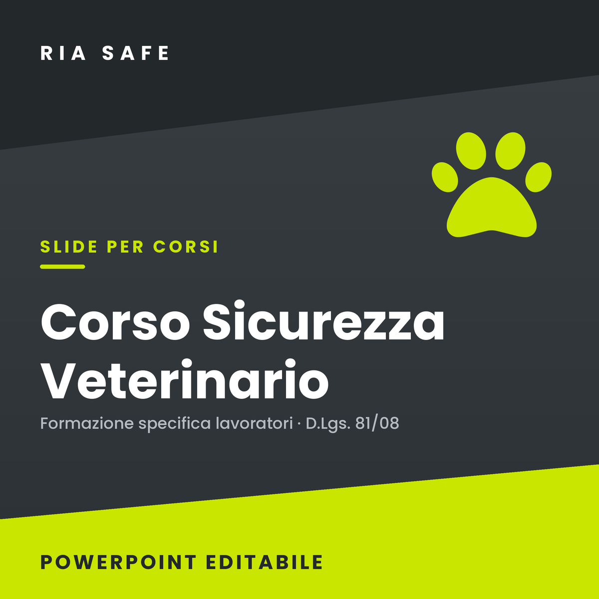 Slide Corso Sicurezza Veterinario – Formazione Specifica Lavoratori